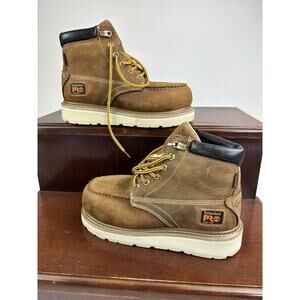 Timberland PRO Gridworks 6" Work Boots Mens Size 4.5 Golden WP Alloy Toe